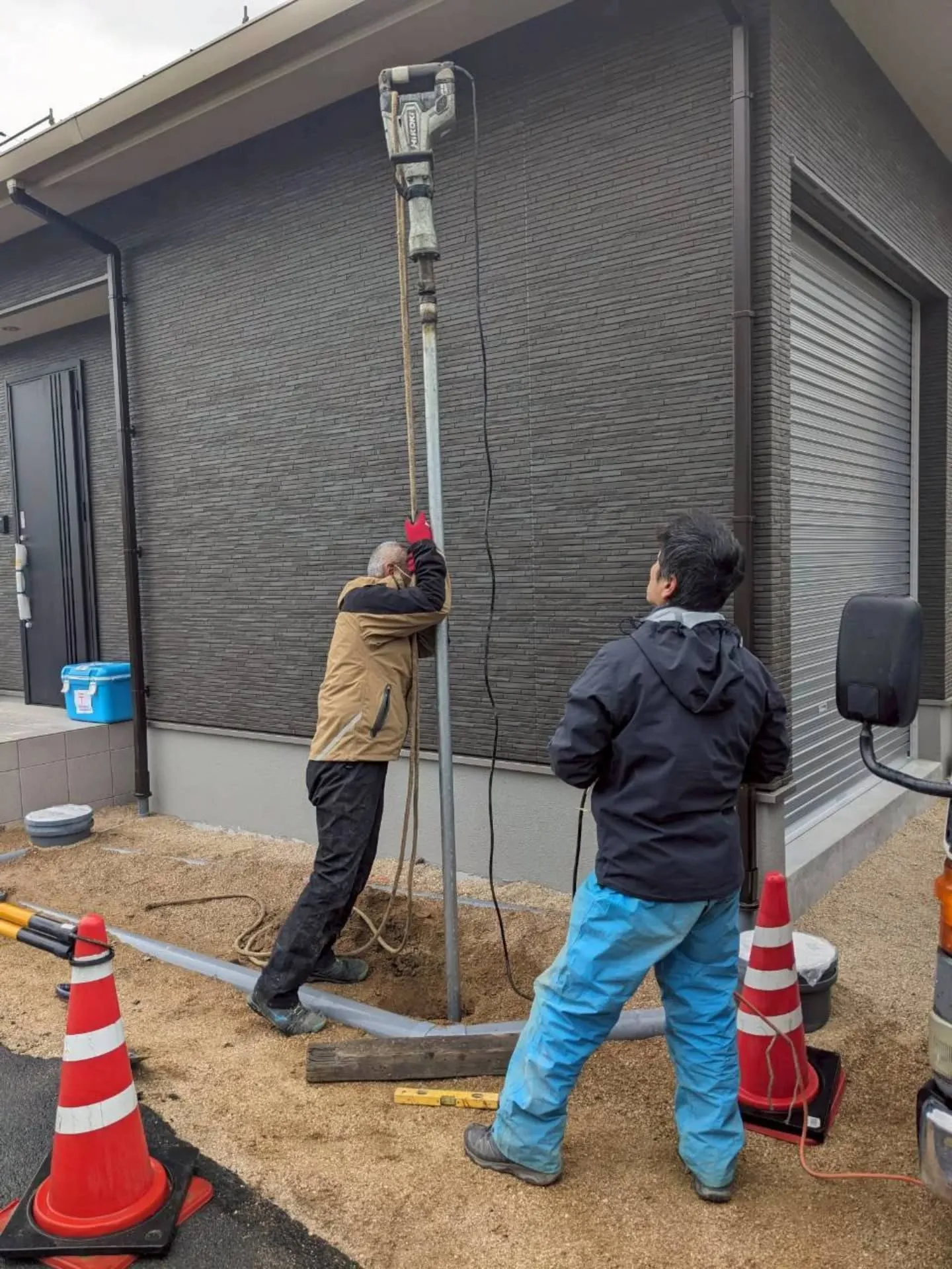 井戸工事菜園水やり用